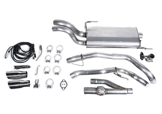 15-19 ROUSH F-150 Active Cat-Back Exhaust Kit Components