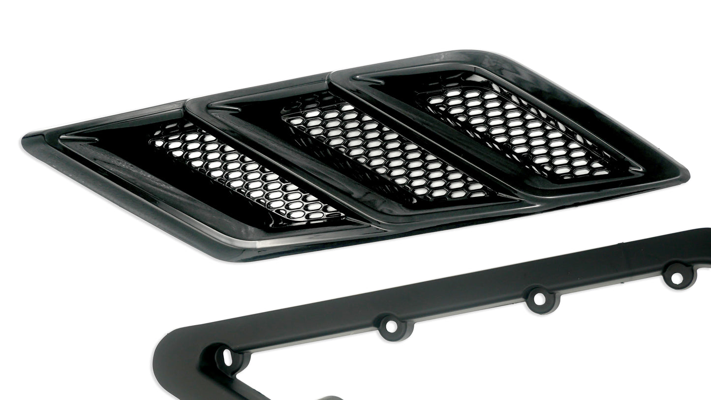 
                  
                    2015-2023 Roush Mustang Fender Vent Heat Extractors - Gloss Black
                  
                