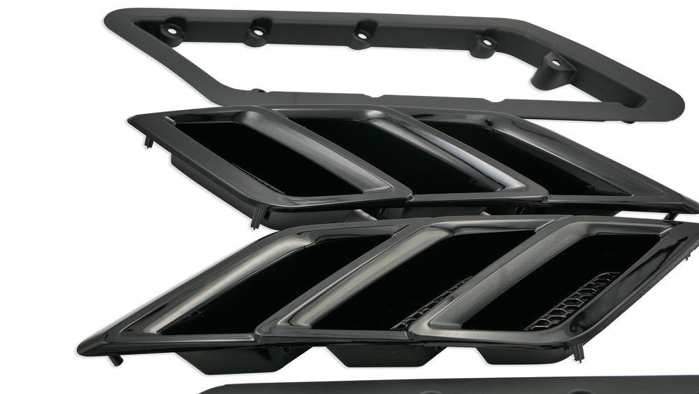 
                  
                    2015-2023 Roush Mustang Fender Vent Heat Extractors - Gloss Black
                  
                